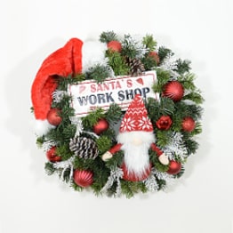 Gnome Christmas Wreath