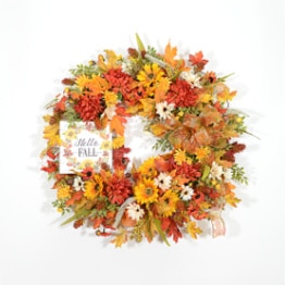 Tidings of Autumn Fall Wreath